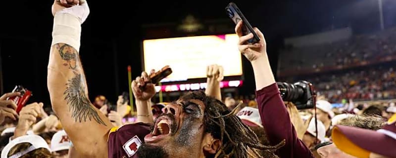 The field storm after Minnesota&#39;s win over Nebraska is what makes college football fun