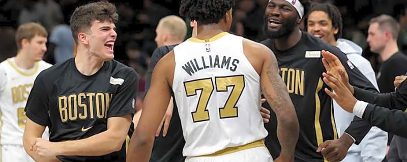 Amari Williams stepped off a plane, into Barclays Center, and was huge in Boston's win in Brooklyn