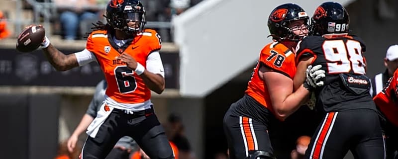 ESPN Says Oregon State QB Maalik Murphy Has 'Room For Improvement'