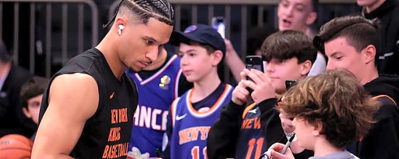 Knicks Star Shouts Out Fans After Dominating 76ers