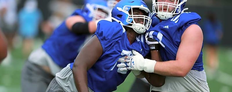 This Kansas Football OL Might Work His Way Into the First Unit