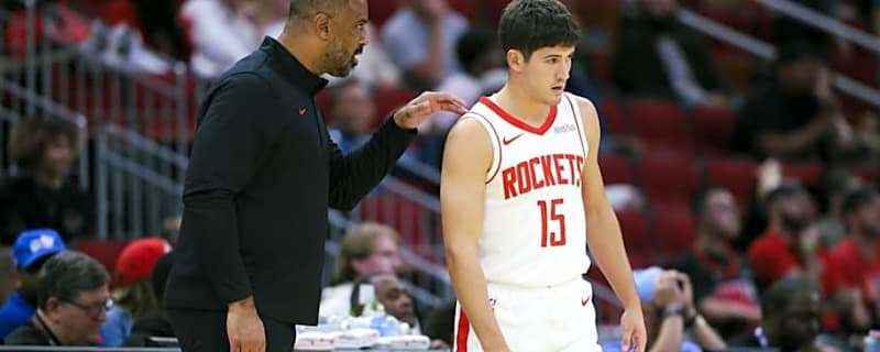 Rockets Coach Ime Udoka Praises Reed Sheppard&#39;s Development