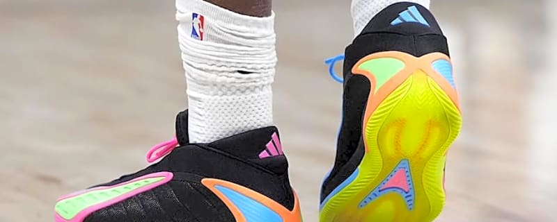 Anthony Edwards' Adidas Shoes Channel 1980s Vibes