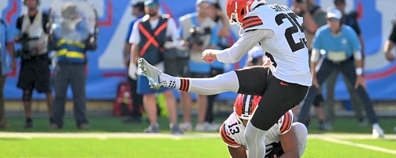 Why Not Another? Browns Kicker Andre Szmyt Comes Up Clutch in Win Over Titans