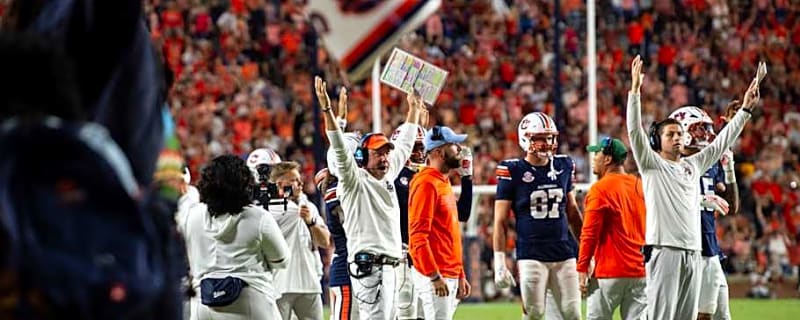 Both Georgia and Auburn scored a touchdown on the same play-- and neither one counted