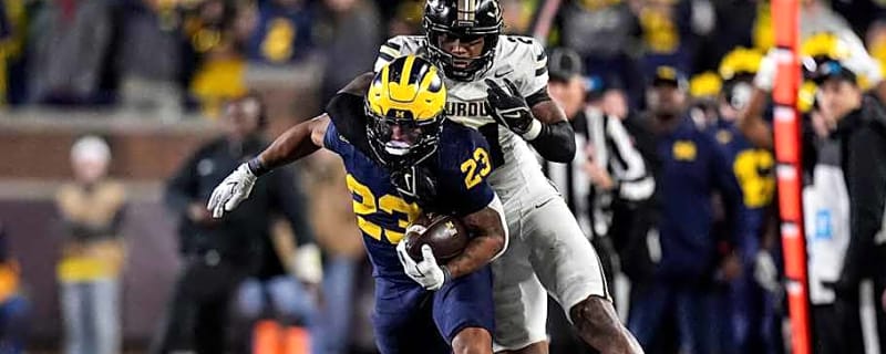 Michigan running back poised for big performance against Northwestern