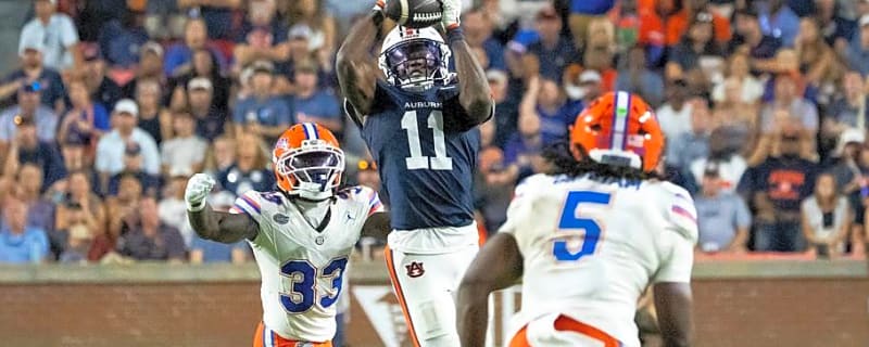 Two Auburn Receivers Currently Rank Top Five In This Stat