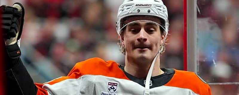 Porter Martone is living out a lifelong dream with the Flyers