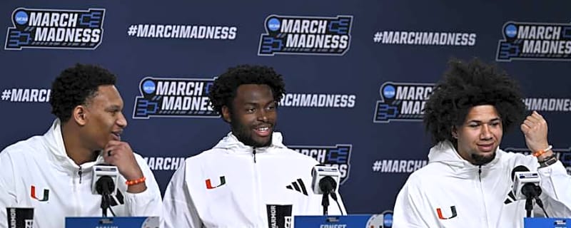 Everything Tre Donaldson, Malik Reneau, and Ernest Udeh Jr. Said ahead of Miami's March Madness Game