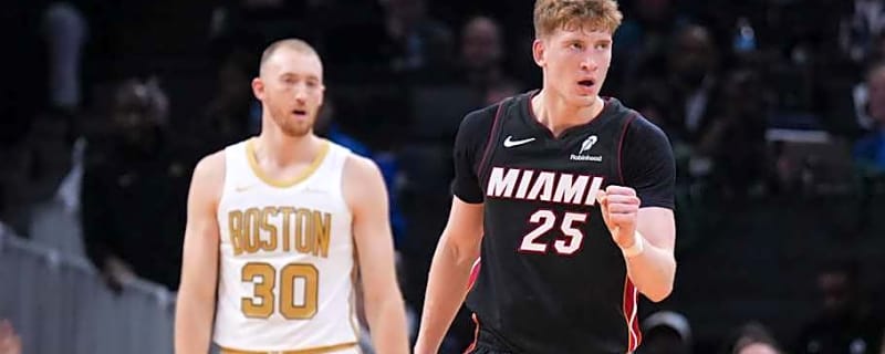 Kasparas Jakučionis gives the Heat a spark, but the Heat falter against the Celtics