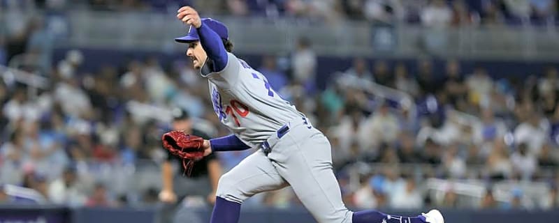 Dodgers Announce Starting Pitcher, Roster Move for Thursday's Game vs Reds