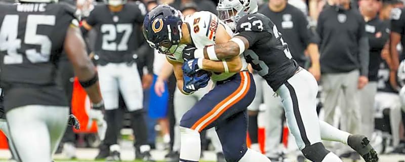 Cole Kmet&#39;s  streak as Bears tight end iron man reaches end at 90