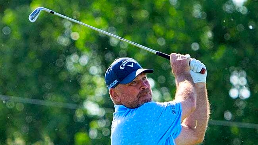 Thomas Bjorn beats Cameron Percy in playoff for Stifel Charity title