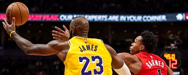 Scottie Barnes comments on being the one to end LeBron James’ legendary 10-point streak