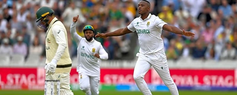 Kagiso Rabada ruled out of Australia Test series with hamstring tear