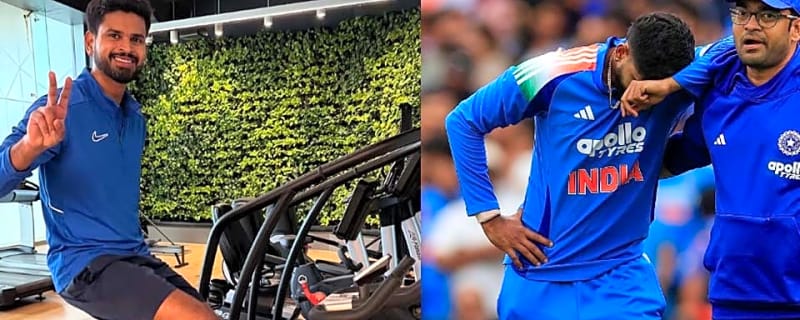 Shreyas Iyer begins training following spleen injury, marks major step in recovery