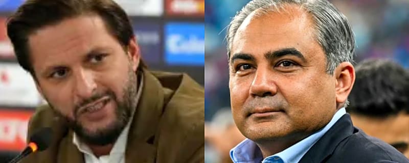 &#39;Would be a big decision&#39; - Shahid Afridi requests PCB chief Mohsin Naqvi to resign