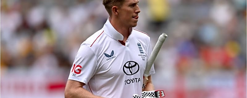 Ashes 2025-26: Zak Crawley gets backing from former England captain despite pair in Perth