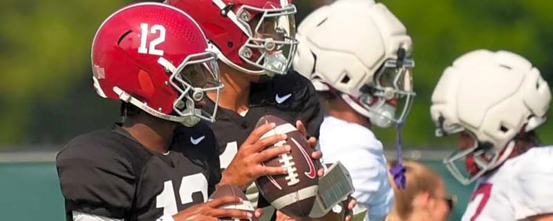 Kalen DeBoer puts a deadline on the Alabama Crimson Tide's decision to name the starting quarterback for the 2026 season