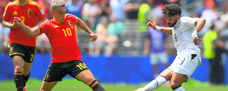 Belgium and Egypt both take home a point in 1-1 draw