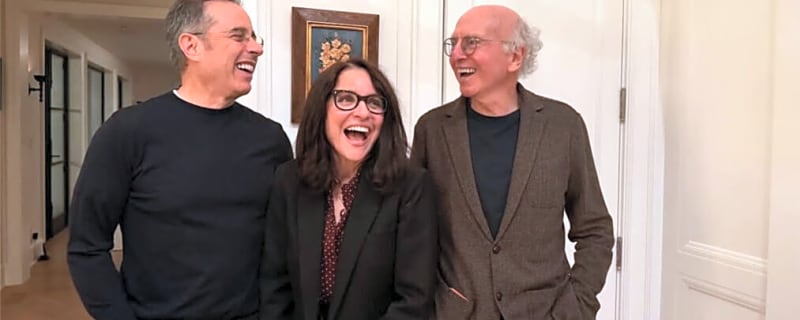 ‘Seinfeld’ Mini-Reunion! Jerry Seinfeld, Julia Louis-Dreyfus, and Larry David Get Together