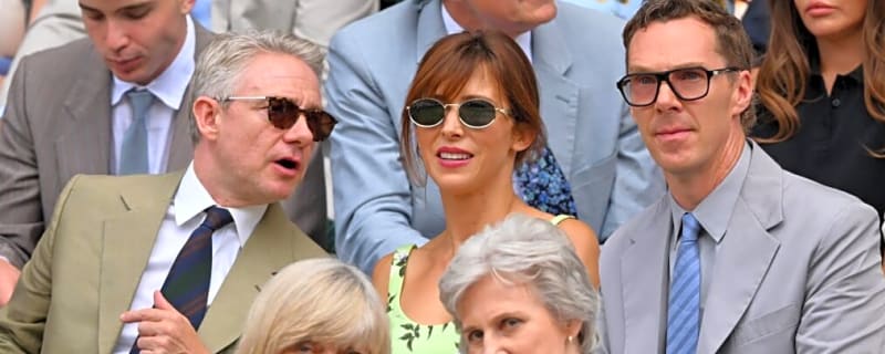 ‘Sherlock’ Reunion at Wimbledon: See Benedict Cumberbatch & Martin Freeman Together Again