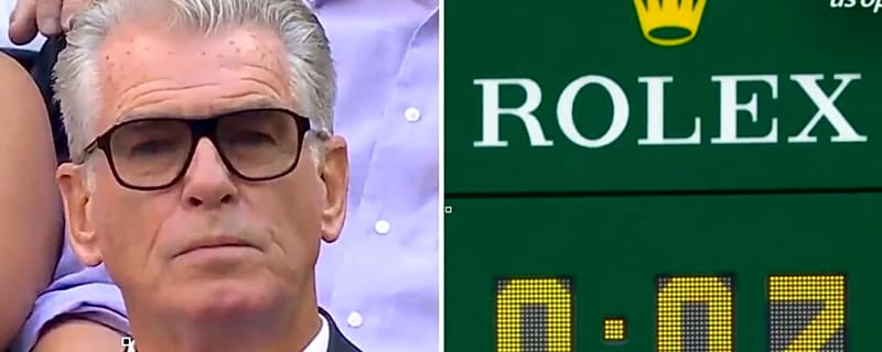 US Open Fans Go Wild for Pierce Brosnan ‘James Bond’ Moment in Men’s Final