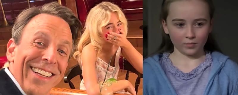 Seth Meyers & Sabrina Carpenter Go Day Drinking, Discuss Her ‘Law & Order: SVU’ Role