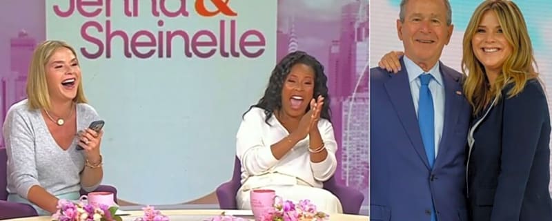 ‘Today’: George W. Bush Cracks Up Jenna & Sheinelle During Surprise Live Phone Call