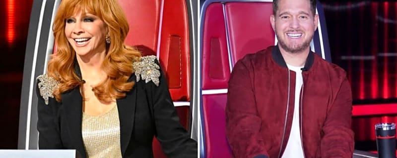 ‘The Voice’ Coaches Reba McEntire & Michael Bublé Give Exciting Season 28 Updates From Set