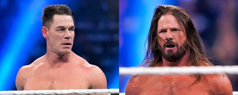 John Cena Says AJ Styles Wasn’t Planned as His WWE Crown Jewel Opponent