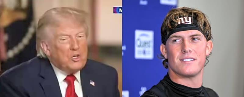 Donald Trump Reveals Private Comments From Jaxson Dart That Might Upset His Giants Teammates Even More