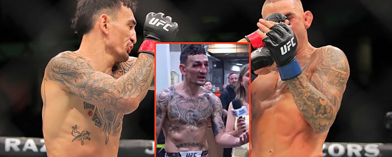 Max Holloway rages over Dana White snub with Dustin Poirier in backstage UFC 318 footage