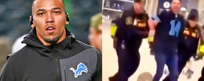 Amon-Ra St. Brown Has the Perfect 4-Word Clapback to the Crazed Man Plowing Vehicle Through Detroit Airport While Wearing His Lions Jersey