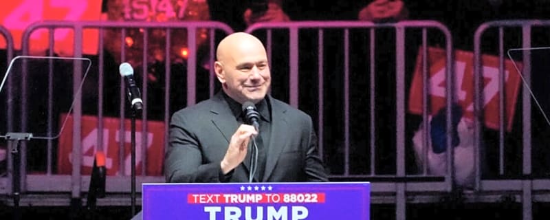 Dana White Fires Back at Eddie Hearn, Says Promoter 'Works for His Dad' Amid Zuffa Belt Criticism