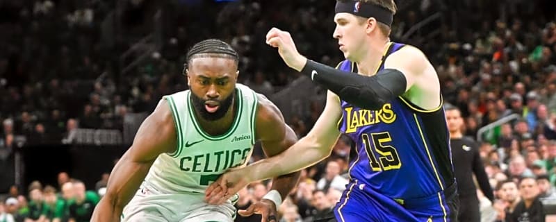 Austin Reaves Questions Technical Foul on Jaylen Brown After Heated Moment With Officials