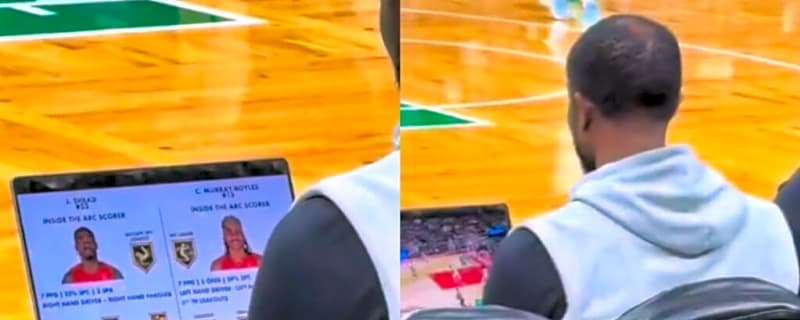 Boston Celtics Staff Caught Using Ridiculous NBA 2K-Style Scouting Report for Raptors Players Right Before Game
