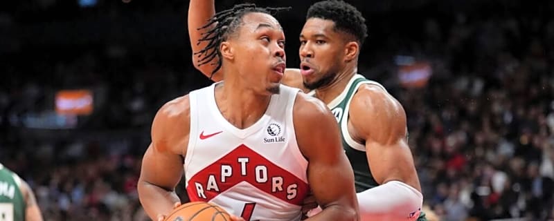 Scottie Barnes Drops Three-Word Reaction After a Kid Smacks His Head During Raptors Fan Day