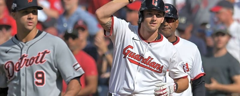 Guardians’ Chase DeLauter’s first MLB hit comes in Game 3 vs Tigers