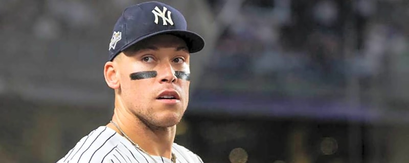Yankees’ Aaron Judge gives Justin Slaten icy stare after HBP