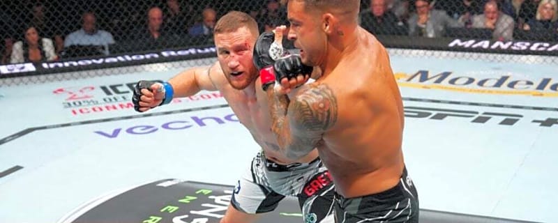 Justin Gaethje reacts to Dustin Poirier trilogy offer after rival claims he will make shock UFC return