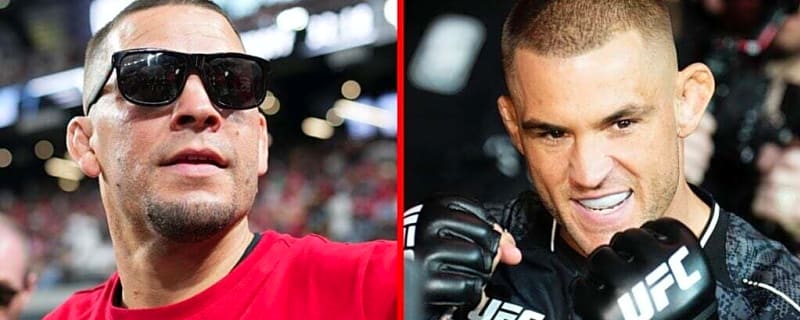 Nate Diaz reignites Dustin Poirier feud by mocking rival days out from his UFC 318 retirement fight