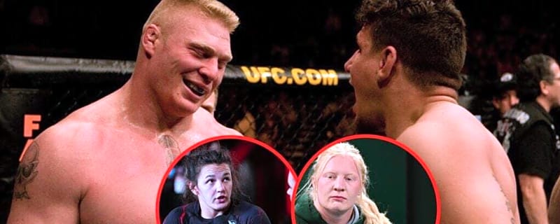 Frank Mir’s daughter wants to settle father’s feud with Brock Lesnar by fighting his daughter in the UFC