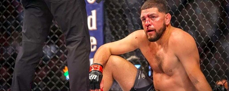 Nick Diaz was pummeled by ex-UFC champion during first fight in six years that he ‘didn’t train at all for’