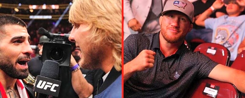 UFC star explains why Justin Gaethje should fight Ilia Topuria instead of Paddy Pimblett