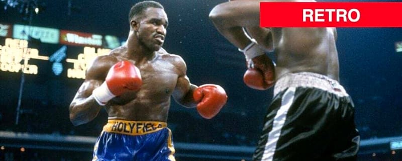Evander Holyfield won heavyweight slugfest to follow up George Foreman victory