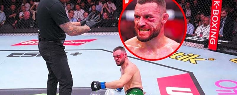 UFC Shanghai star accuses referee of ‘playing with my life’ after getting KO’d seconds after a ‘ridiculous call’