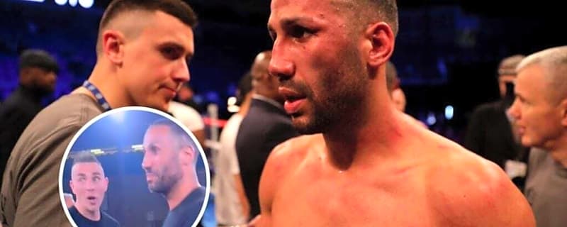 Punches fly as ex-world champion James DeGale brawls with rival ahead of BKFC debut fight