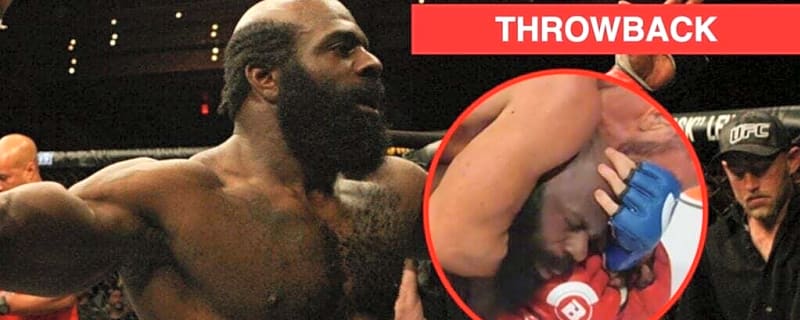 Kimbo Slice knocked out MMA pioneer after somehow surviving over 30 seconds in tight submission hold