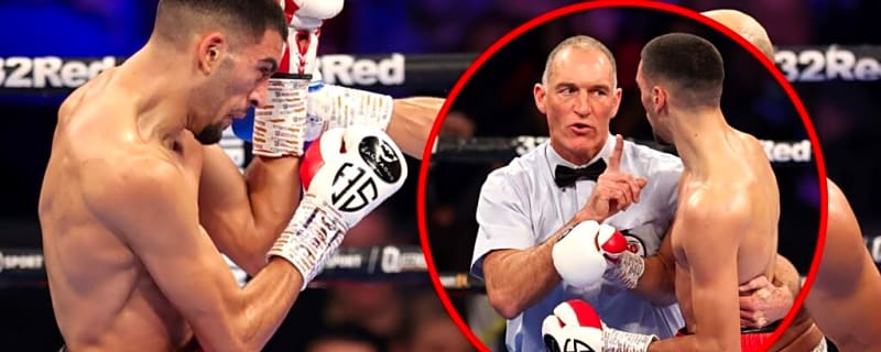 Hamzah Sheeraz faced disqualification as he brutally retired a British champion after controversial foul